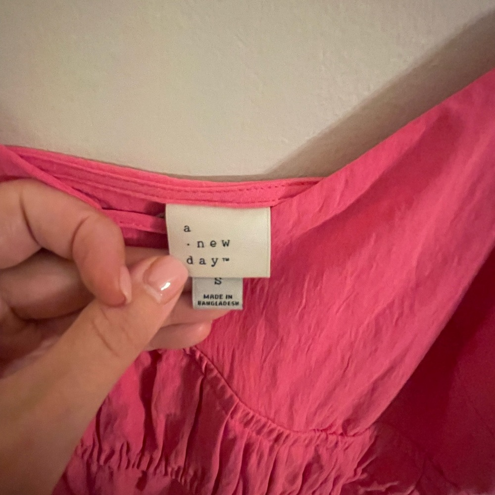 A New Day Vibrant Pink Dress - Picture 3 of 4